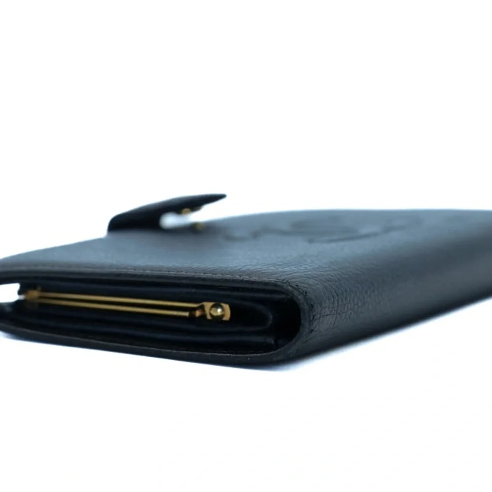 Chanel Black Caviar Leather Wallet